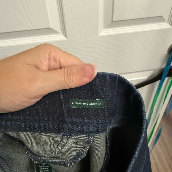 Lauren Ralph Lauren modern leggings women’s dark wash pull on jeans size 12 - Picture 5 of 5